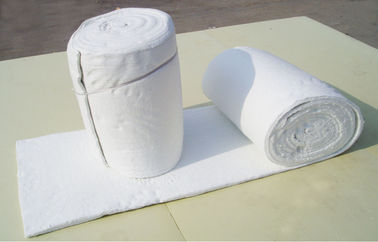 Manta de aluminio da alta temperatura de la fibra de cerámica del silicato usando en el horno de cristal