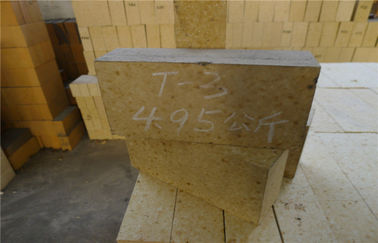 Ladrillo refractario del alto alúmina de la construcción para el horno de cristal/el horno rotatorio del cemento