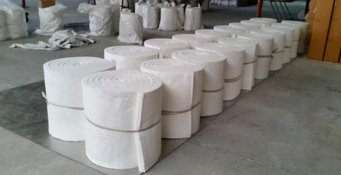 Manta de la fibra de cerámica de la manta de aislamiento del uso del horno industrial