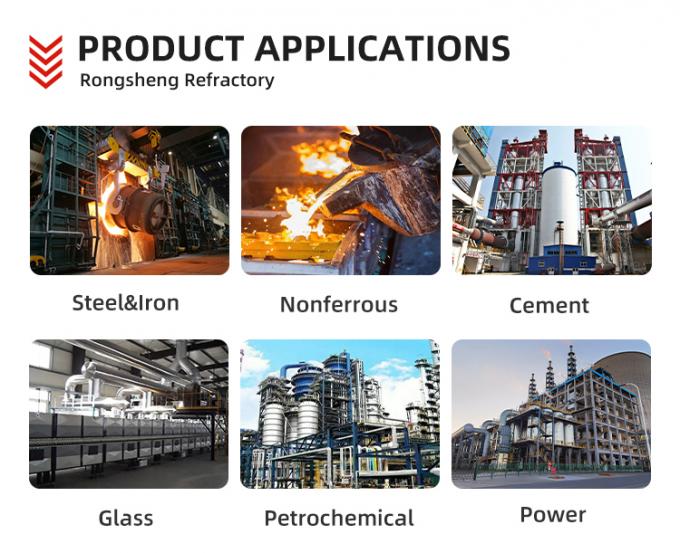 ladrillos fundidos a alta temperatura refractarios de zirconia ladrillo de corindón AZS-41, AZS-36, AZS-33 para horno de vidrio 2