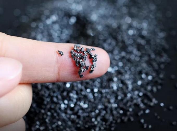 Polvo de Sic refractario de 99% de pureza Carborindón Grano de carburo de silicio Polvo abrasivo 0