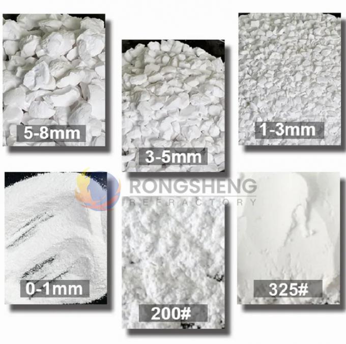 Materia prima refractaria Corindón blanco Alumina tabular para aplicaciones en refractarios 2