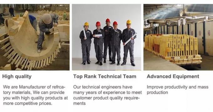 Horno industrial ladrillo de fuego suspendido excelente resistencia al choque térmico refractario de alta alumina ladrillos de anclaje para estufa caliente 2