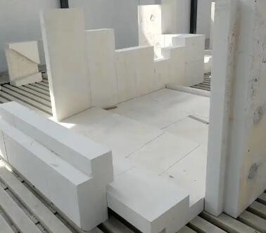 Bloques refractarios de zirconio fundido ladrillos de fuego Azs para horno de vidrio