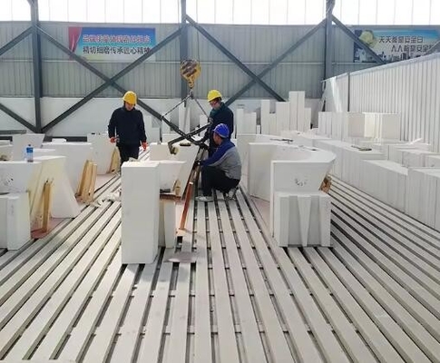 Horno de vidrio horno fundido horno de bloques de azos fundidos corindón zirconia ladrillo de fuego ladrillo refractario azos