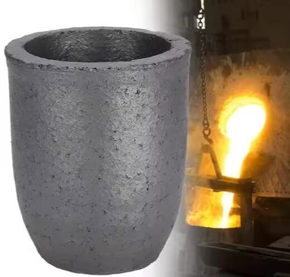 Horno de fusión por inducción Sic Saggar Carburo de silicio Grafite de crisol para fundir cobre Aluminio oro