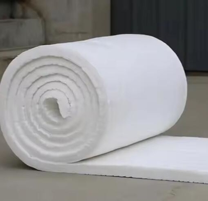 Material de aislamiento térmico del horno 1260 manta de fibra de cerámica 128 kg/m3 160 kg/m3 manta de fibra de silicato de aluminio