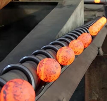 Medios de molienda de alta calidad Bolas de fundición 20 mm 60 mm 120 mm Bolas de acero cromado para cemento de potencia de molino de bolas