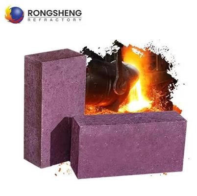 Ladrillos refractarios de corindón Cr2O3 con excelente estabilidad térmica, ladrillo de corindón de cromo resistente a altas temperaturas para gasificadores