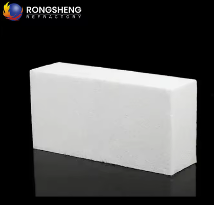 Ladrillos de revestimiento refractario de ladrillo de mullita de corindón con alto contenido de alúmina Rongsheng para horno de vidrio, horno de cemento y industria siderúrgica