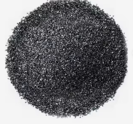 Polvo de esmeril de carburo de silicio negro de alta calidad, 97-99% de pureza, grano de carburo de silicio de pulido refractario abrasivo Sic