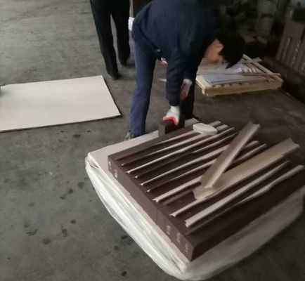 Horno de vidrio ladrillo de refracción