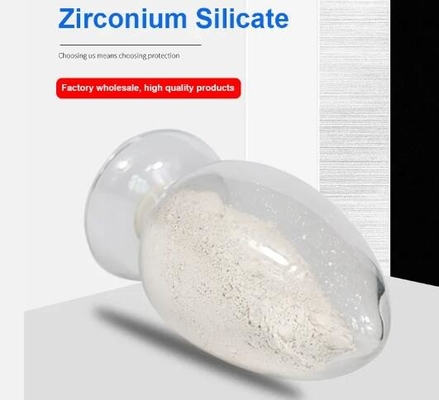 65% ZrSiO4 harina de zircón blanco Polvo de silicato de zirconio para la industria cerámica