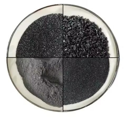 Polishing abrasivo 98% 99% Sic Carburo de silicio en polvo F60 Carburo de silicio negro