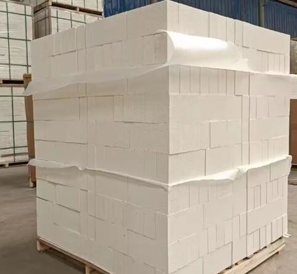 Cristales para hornos de vidrio con revestimiento de mullite de aislamiento de ladrillo 1700C ladrillos aislantes de fuego Jm26 Jm28 Jm32 ladrillos refractarios