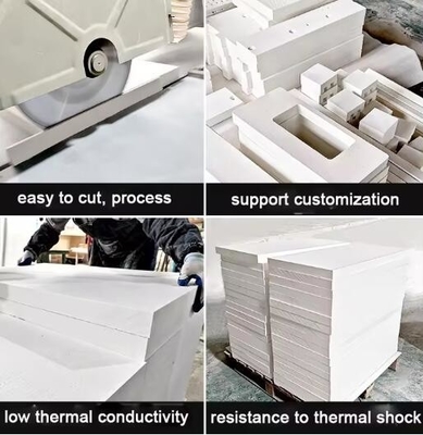 Tabla refractaria de aluminio de silicato de fibra de aluminio 1430C