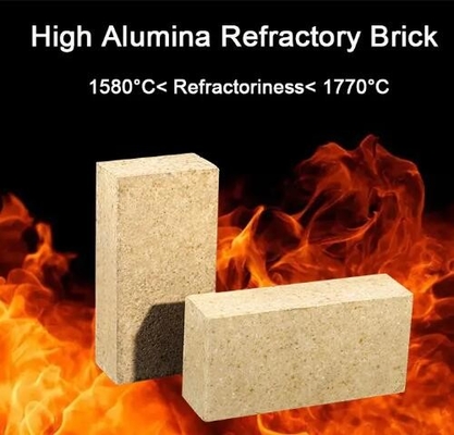 ladrillo refractario de forma personalizada 230x114x65mm tamaño estándar ladrillo de fuego para horno cerámico de alta temperatura