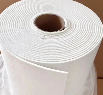 Suministro de fábrica 2mm 10mm Material refractario de fibra cerámica de lana junta 1260c aislamiento térmico papel de fibra cerámica