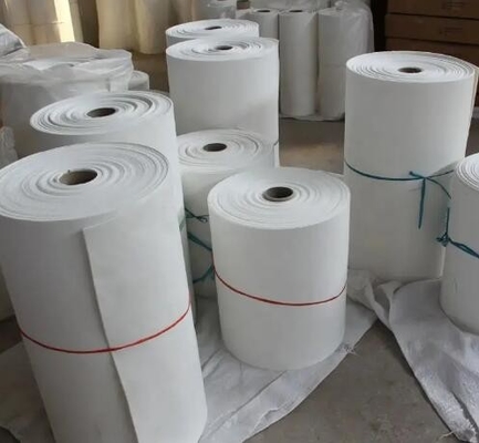 Suministro de fábrica 2mm 10mm Material refractario de fibra cerámica de lana junta 1260c aislamiento térmico papel de fibra cerámica