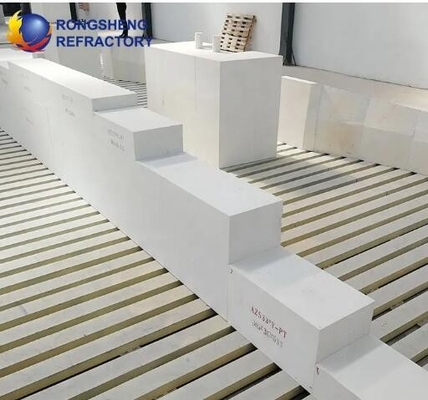 Material refractario fundido de alta calidad zirconio corindón ladrillo electrofusado refractario azs bloque