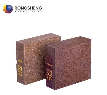 Gran resistencia Magnesio Ferro Spinel ladrillo de fuego Magnesia-hercinita Refractorio Spinel ladrillo para la industria del cemento