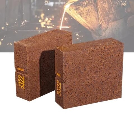Gran resistencia Magnesio Ferro Spinel ladrillo de fuego Magnesia-hercinita Refractorio Spinel ladrillo para la industria del cemento