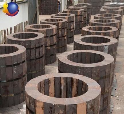 Magnesio fundido de reincorporación de ladrillo de cromo de alta temperatura fuego sinterizado ladrillos de cromo-magnesita para el horno de refinación