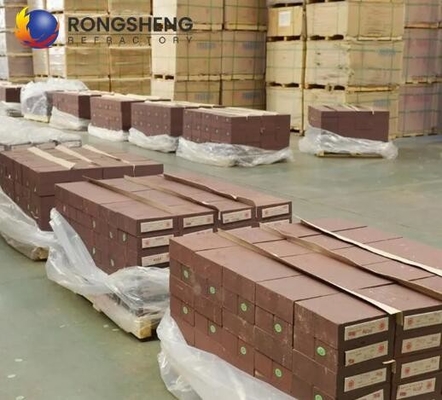 Magnesio fundido de reincorporación de ladrillo de cromo de alta temperatura fuego sinterizado ladrillos de cromo-magnesita para el horno de refinación