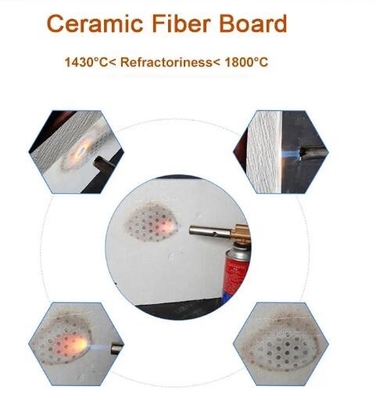 1800c Material refractario Tabla de fibra cerámica Alta resistencia Tabla de aislamiento de fibra cerámica Precio