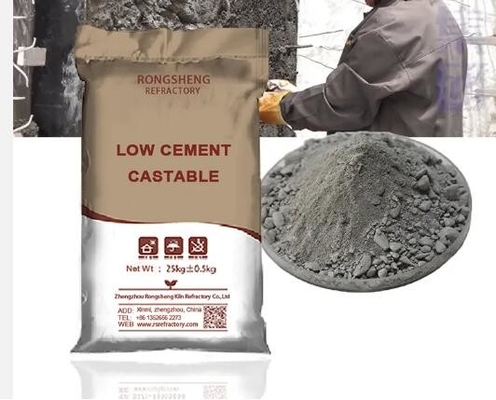 Cemento de bajo rendimiento fundible refractario mullite fundible para hornos de alta temperatura