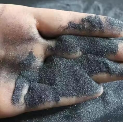 Carburo de silicio refractario a alta temperatura a granel Negro 98% SiC Polvo de carburo de silicio 200 Grit 400 Grit