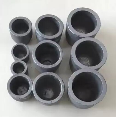 Horno de fusión por inducción Sic Saggar Carburo de silicio Grafite de crisol para fundir cobre Aluminio oro