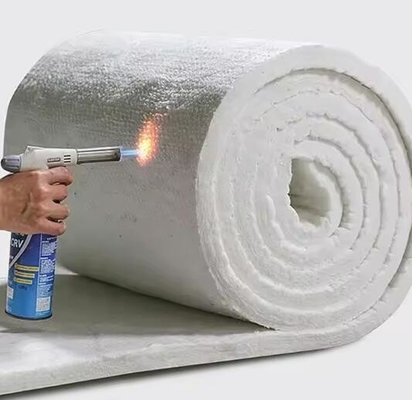 6-50 mm Cama de fibra de Kaowool aislamiento resistente al calor 1430 Cama de fibra cerámica para revestimiento de horno