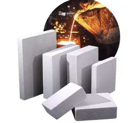 Tabla resistente al calor de silicato de aluminio 20 mm 50 mm 1430 grados Tablas aislantes inorgánicas de fibra cerámica