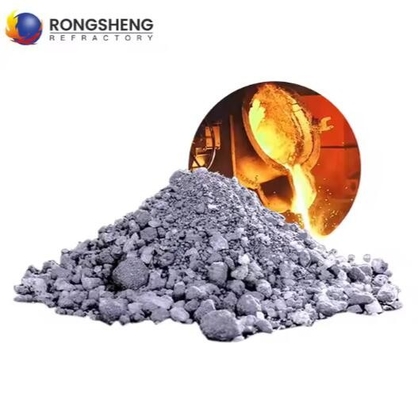 Plastico refractario cerámico de alta alumina Mortero zircón cromo corindón plástico refractario resistente al desgaste para altos hornos calientes