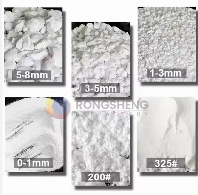 Materia prima refractaria Corindón blanco Alumina tabular para aplicaciones en refractarios