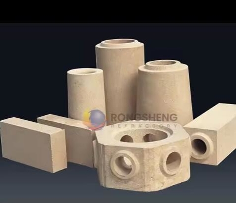 Cristales de fundición refractarios de alta resistencia de aluminio refractarios de boquilla porosa