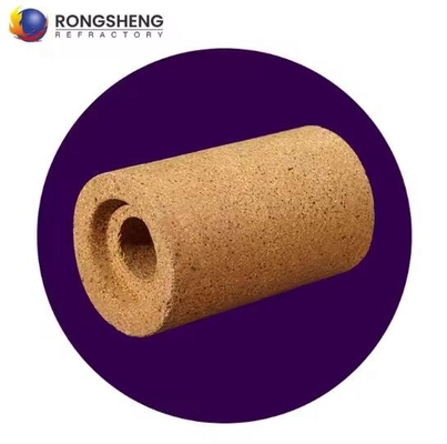 Cristales de fundición refractarios de alta resistencia de aluminio refractarios de boquilla porosa