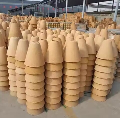 Hierro de acero fundición redondo refractario de ladrillo embudo / manga / redondo / cuadrado de alumina de arcilla corredor de ladrillo de fundición de boquilla de ladrillos