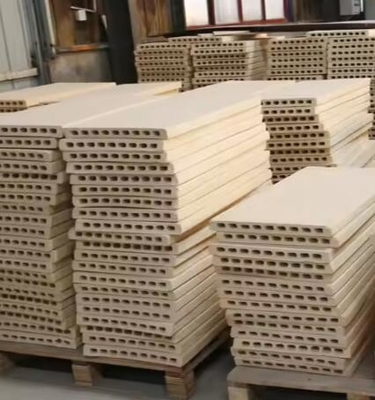 Alta estabilidad térmica Cordierite Mullite Slab Estantes de horno para muebles de horno cerámico