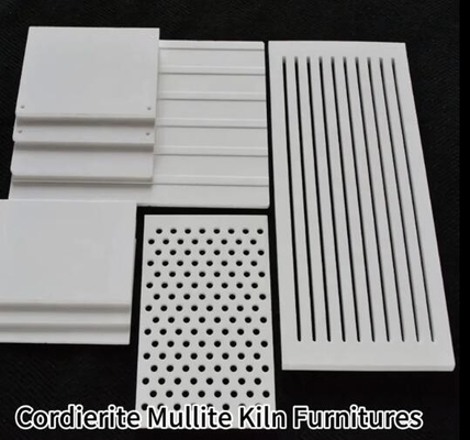Placa de batería cerámica mullite de cordierita de alta temperatura refractaria de cerámica mullite de cordierita