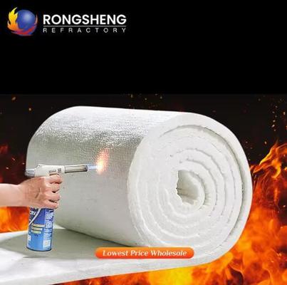 Materiales de aislamiento para hornos industriales: manta de fibra cerámica soluble de 10-50 mm de espesor, fieltro de fibra cerámica refractaria