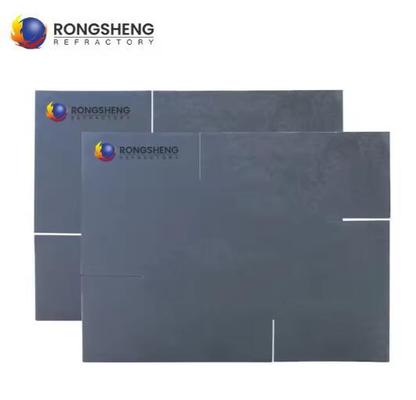 Placa de carburo de silicio recristalizado RSIC SiSiC Placa cerámica refractaria de alta temperatura SiC Muebles para hornos sanitarios