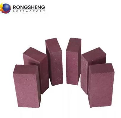 Ladrillos refractarios de corindón Cr2O3 con excelente estabilidad térmica, ladrillo de corindón de cromo resistente a altas temperaturas para gasificadores
