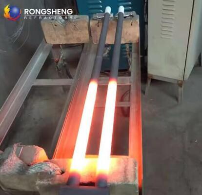 China Fabricante Rod de calentador de carburo de silicio Sic Elementos de calefacción de horno eléctrico utilizados en hornos de alta temperatura