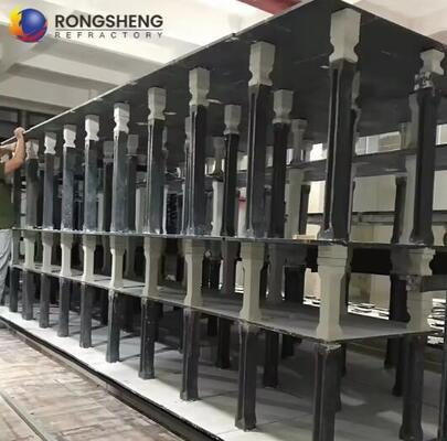 Placas de carburo de silicio personalizadas redondas cuadradas SIC, SSSIC, RBSIC, estante de horno de carburo de silicio unido a nitruro para horno cerámico