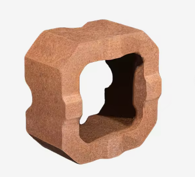 Rongsheng ladrillos de magnesio de alta temperatura 92 95 MGO ladrillos de magnesita almacenamiento de calor refractario ladrillo de magnesia 230x114x65mm