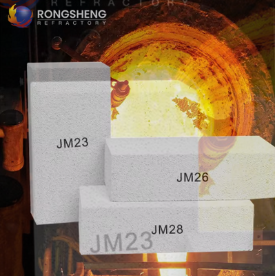 Rongsheng Jm23 Jm26 Jm28 Jm30 ladrillos ligeros resistentes al calor Mullite aislante ladrillos refractarios de fuego para horno y caldera