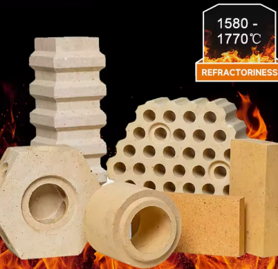 Varios tipos de ladrillos de arcilla de fuego SK30 SK32 SK34 SK35 ladrillos de arcilla refractarios resistentes al fuego para hornos y hornos