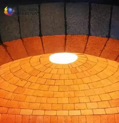 Químicos Químicos Inorgánicos Productos No Metálicos Refractarios Círculo de Alta Temperatura Ladrillo de Arcilla Refractaria Curvado Ladrillos Refractarios Curvados Para Hornos de Pizza y Hornos